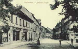 Postkarte Berliner Straße Großenhain