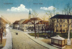 Postkarte Berliner Straße Großenhain